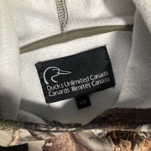 Ducks Unlimited Mens Hoody Hunting Hoodies Camouflage Camo Large L - Picture 6 of 7